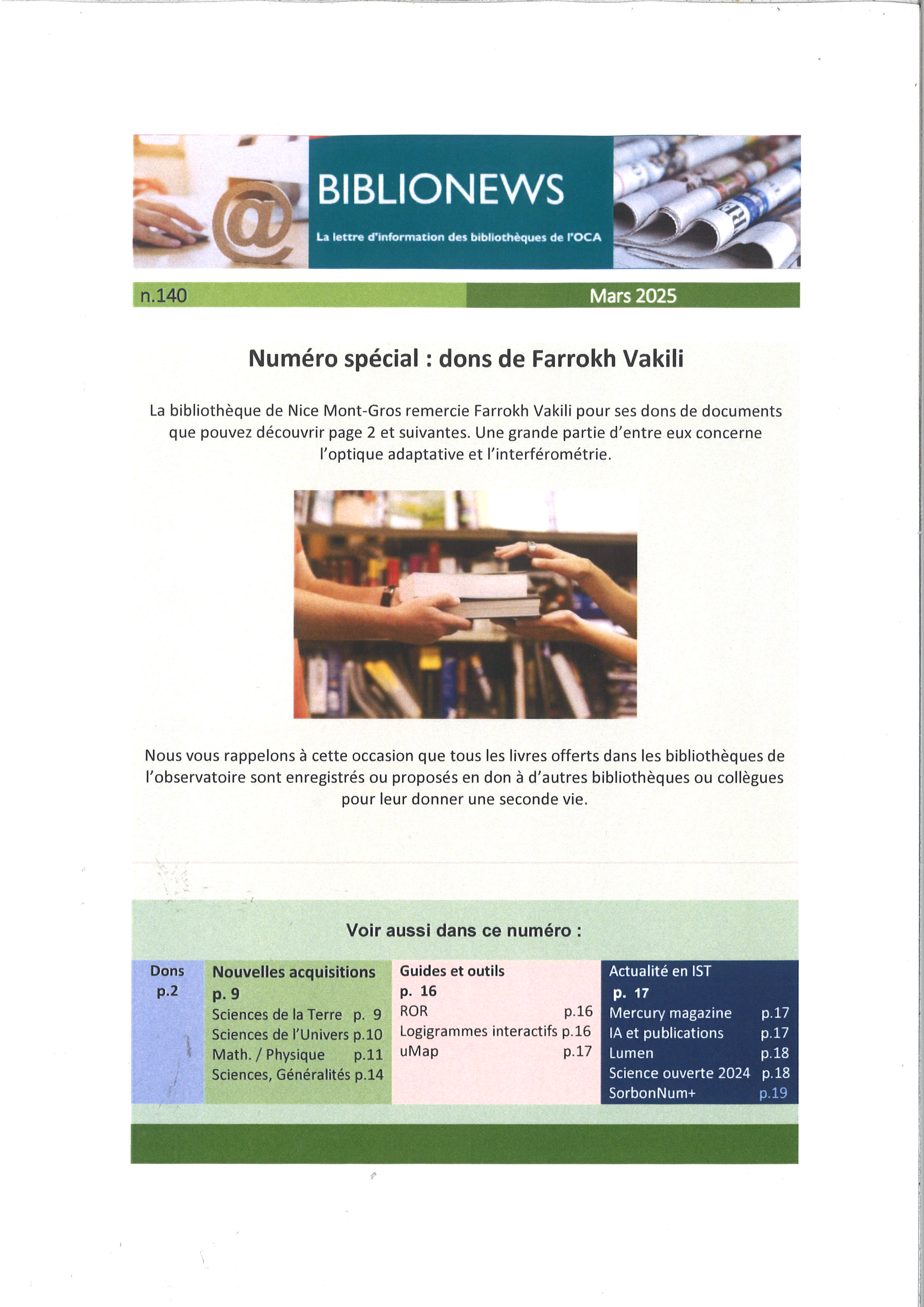 BIBLIONEWS140 2025 FR VIGNETTE